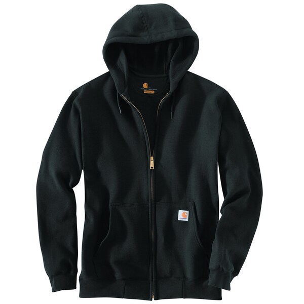 Carhartt Men's TS0122 M LseFit MW FZip Swtshrt S REG Full Zip Loose Black TS0122-M / K122-BLKSREG - main